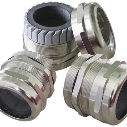 Pressacavo PLICA-TEC, M63 per cavo Ø35…48mm 15mm ottone nichelato IP68 