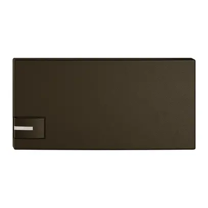 Poussoir 1/2 EDIZIO.liv SNAPFIX® p.KNX&UNI a.LED comm.à 1 touche br 