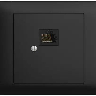 Boîte INC 1×RJ45/u 8P EDIZIOdue noir R&M swissline 