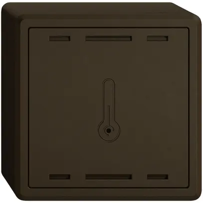 AP-Raumtemperatursensor EDIZIO.liv Wiser SNAPFIX® K+ 230V 74×74×54mm um 
