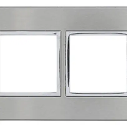 Intestazione INC Legrand Arteor 1×4, orizzontale, stainless steel 