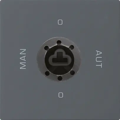 Intérieur interrupteur à clé 0-Man-0-Aut. kallysto 2/1L anthracite pour serrure 