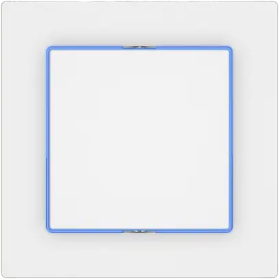 Leuchtdruckschalter EDIZIO.liv SNAPFIX® 6/1L Seitenlinse KS blau ws 