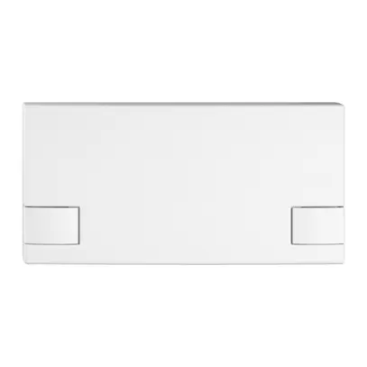 Pulsante 1/2 EDIZIO.liv KNX e UNI con SNAPFIX® senza LED comando a 2 tasti bi 