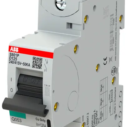 Disjoncteur ABB S801P-D125 1P 230V D-125A 50kA 1.5UM 
