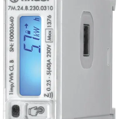 Contatore d'energia AMD FINDER 7M.24 1L diretto 40A elettrico bus M S0 MID-EU 
