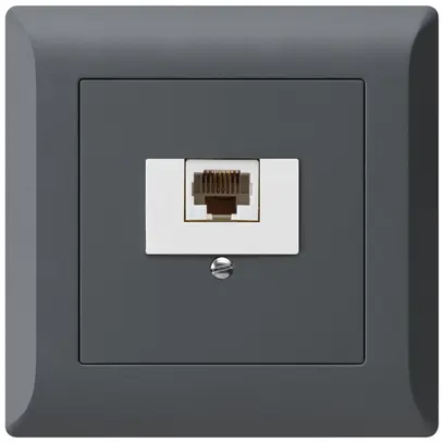 Boîte ENC kallysto.line 1×RJ45u anthracite 