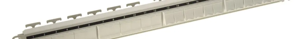 Panneau de distribution LAN 1UH pour 24RJ45 vide 