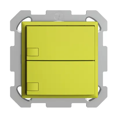 Pulsante KNX RGB INC EDUE, 250mW, s.LED, 2×pulsante, com.1×tasto, lem 