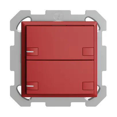 Poussoir KNX RGB ENC EDUE, 250mW, a.LED RGB, 2×poussoir, comm.2×touches, ber 