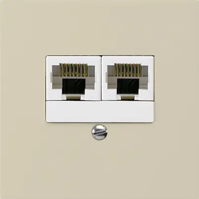 Scatola INC kallysto 2×RJ45u separato beige 