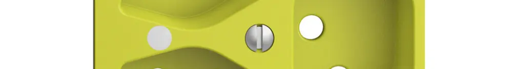 Kit frontal EDIZIOdue lemon 60×60mm 3×T13, lentille, 