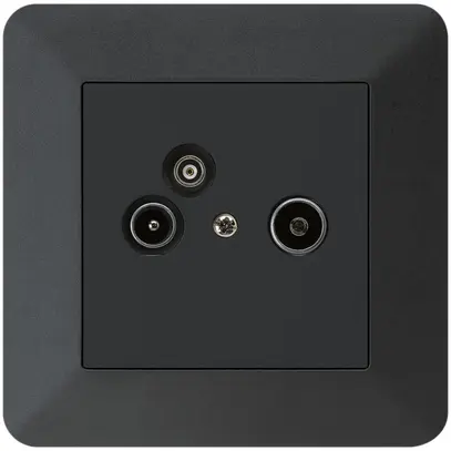 Prise pour antenne ENC R/TV/données kallysto.trend 2GHz 4dB noir 