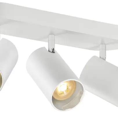 Spot SLV ASTO TUBE GU10 3×10W Ø70×125mm bianco 