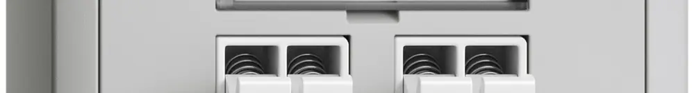 Prise audio AP Push Type EDIZIOdue FX, 2×, kit d'inscription, gris clair 