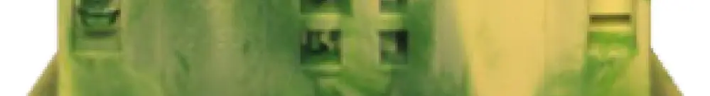 Morsetto di passaggio WAGO 2L 50mm² verde/giallo 