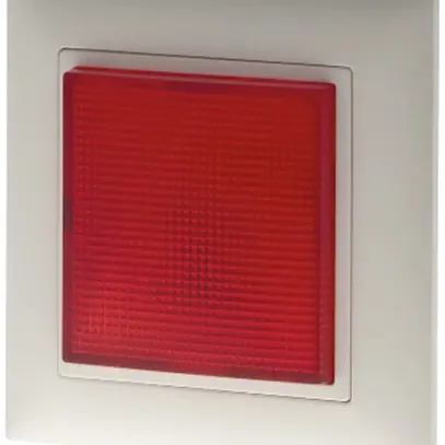 Lampe flash ENC EDIZIOdue rouge 230VAC Hugentobler type16 plat 