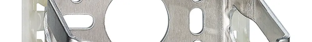 AP-Befestigungsbügel FH 74×74×54mm, mit Kunststoff-Grundrahmen 