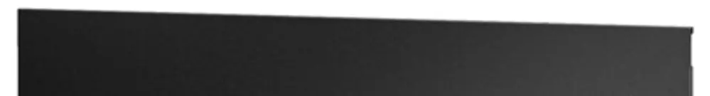 Pannello laterale Easy Rack 48UA profondità 1000mm suddiviso nero 2 pezzi 