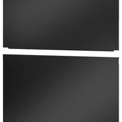 Pannello laterale Easy Rack 48UA profondità 1000mm suddiviso nero 2 pezzi 
