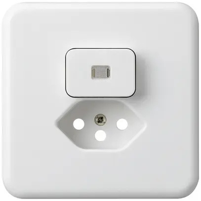 Kit frontal ENC basico 86×86mm blanc lentille pour combinaison grd.I S3/T13 BOMI 