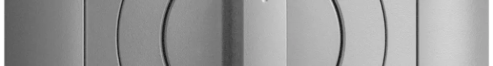 Kit frontal EDIZIOdue Auf->I<-Zu 88×88mm silver pour interr.rot. 