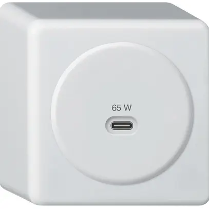 Prise de charge USB AP Hager basico type C 65W 3250mA blanc 