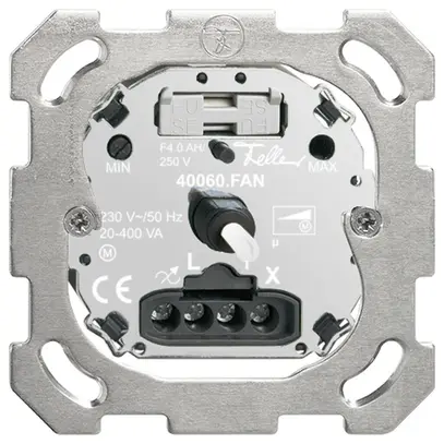 Régulateur de vitesse ENC FH 230VAC, 1 phase, 20…400VA, 77×77mm 