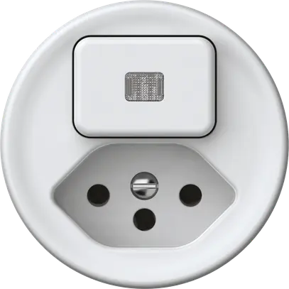 Combinazione origin sch 3 + 1×tipo 13 luminoso bianco 