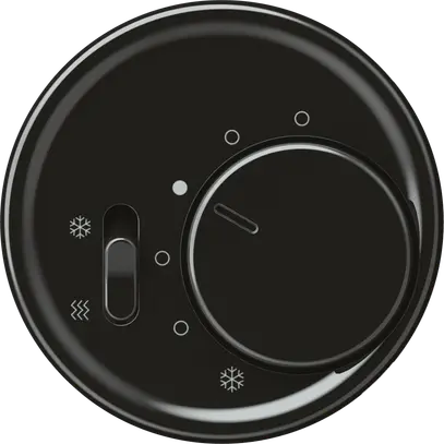 Termostato ambiente origin interr.caldo/freddo 230VAC 5…30°C 10A nero 