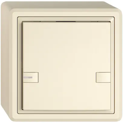 Pulsante KNX RGB AP EDIZIO.liv SNAPFIX® sensore temp.RGB-LED 1× com.2T cr 