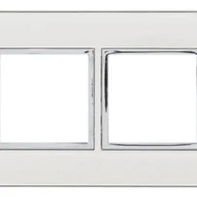 Intestazione INC Legrand Arteor 1×4, orizzontale, mirror white 