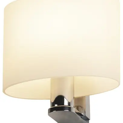 Lampada a muro SLV KENKUA E27 40W satinato/cromo 