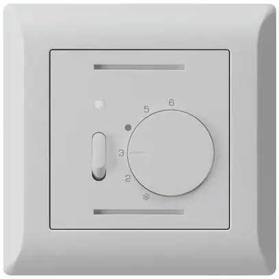 Thermostate d'ambiance ENC kallysto.line gris clair avec interrupteur 