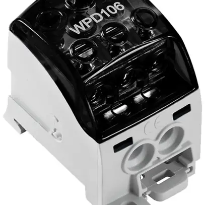 Verteilerblock WM WPD 106 1P 215A 1×Eing 5×Ausg 1.5…25mm² 1.5…70mm² 