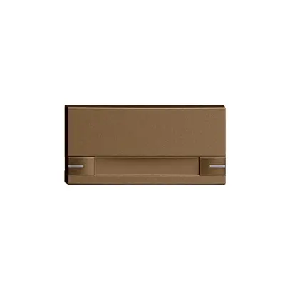 Touche 1/2 KNX/électron.a.LED+ pap.EDIZIOdue commande 2×1 coffee 