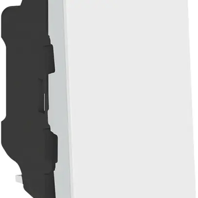 Poussoir à bascule MOS 6A 1 module blanc antibactérien 