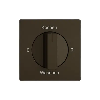 Montageset EDIZIO.liv SNAPFIX® f.Drehschalter m.Griff 0-Kochen-0-Waschen br 