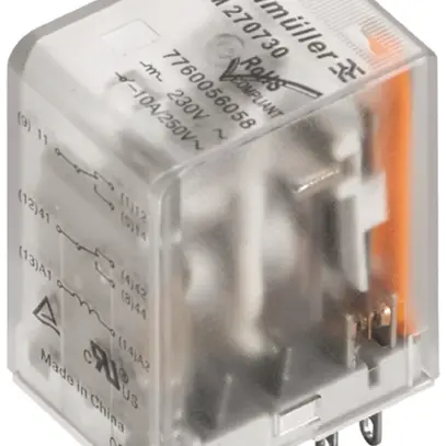 Relais WM DRM570110 4CO AgNi(+Au) 99…143VDC 5A/250VAC 
