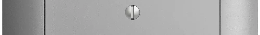 Frontset EDIZIOdue zu FI-Steckdose FMI, blind, silver 