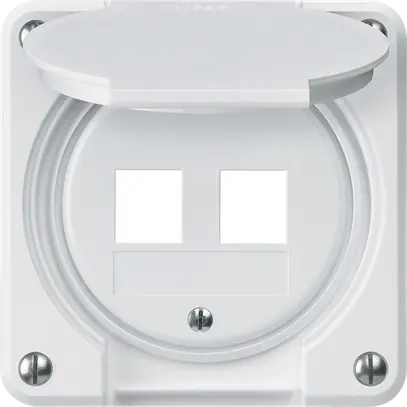 Kit di montaggio INC robusto HMS IP55 bianco per 2×modulo per combinazione 