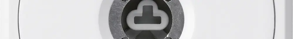 Contact pivotant à clé ENC robusto blanc sans clapet sans cylindre invers.combi 