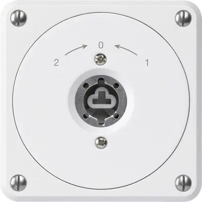Contact pivotant à clé ENC robusto blanc sans clapet sans cylindre invers.combi 