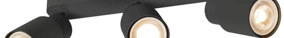 Spot SLV PURI 2.0 Tube CW GU10 3×6W VAR 258×42×138mm noir 