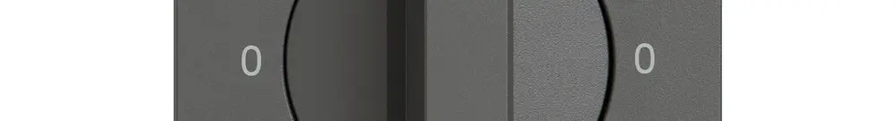 Montageset EDIZIO.liv SNAPFIX® f.Drehschalter m.Griff 0-Lavat.-0-Asciug.dgu 