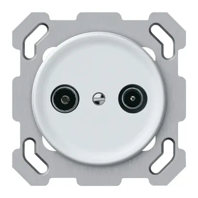 Presa antenna INC TV-R origin presa d’arrivo 4dB bianco 