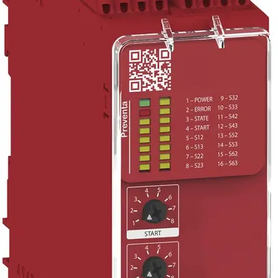 Sicherheitsrelais SE XPSUDN, 8Funktionen/6Kreise, 24V 3S/1Ö/1T PLe FZK 