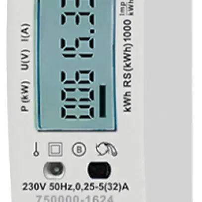 Compteur d'énergie AMD Eltako WSZ14DRSE 1L directe 5A optique 1UM S0 