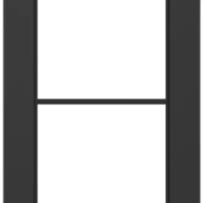 Abdeckrahmen SIDUS 4×1 schwarz 