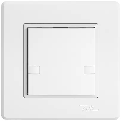 Poussoir universel ENC EDIZIO.liv UNI SNAPFIX® 12…48V s.LED 1× comm.2T bc 